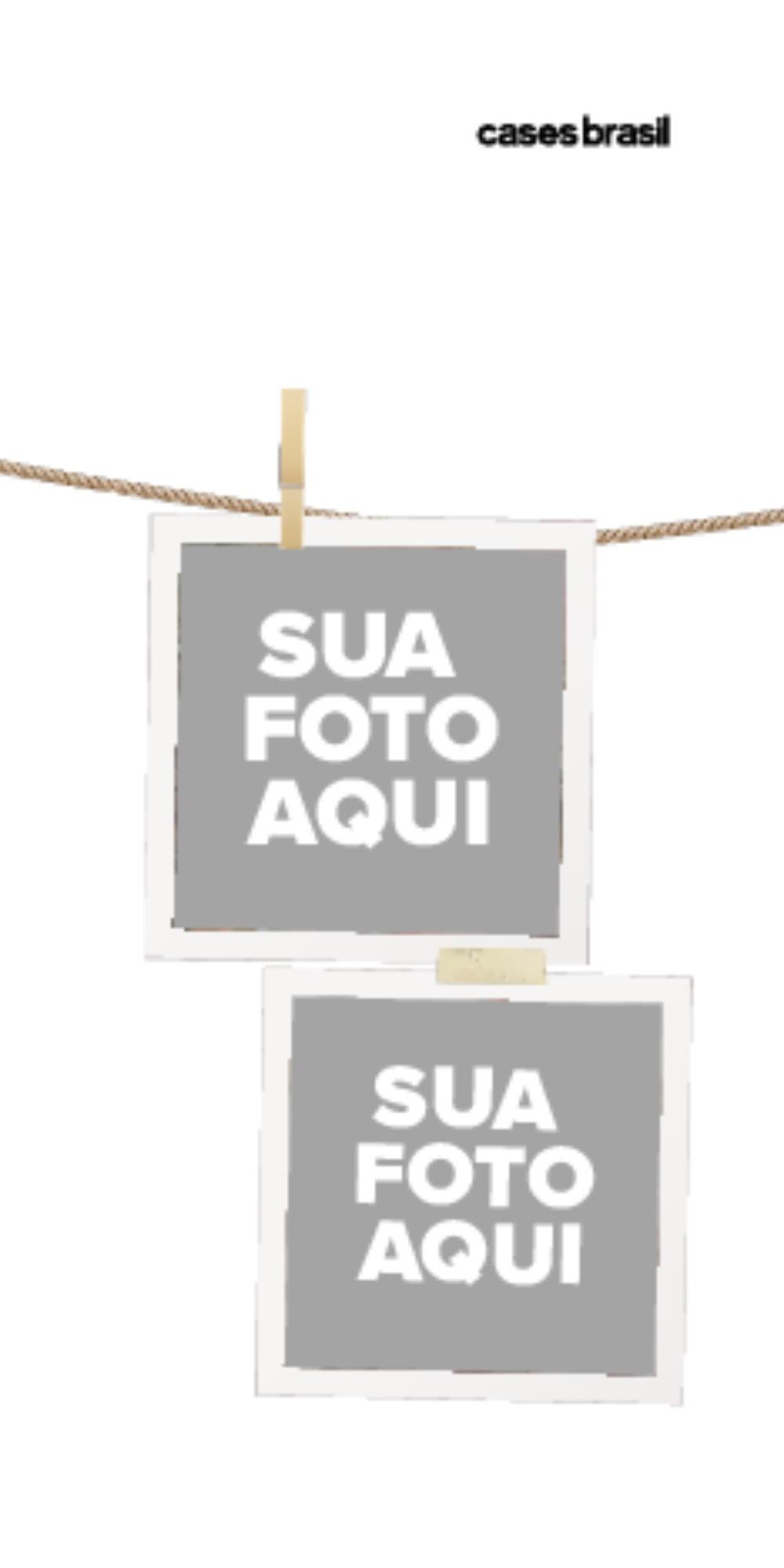 Capinha para Celular Varal de Memórias