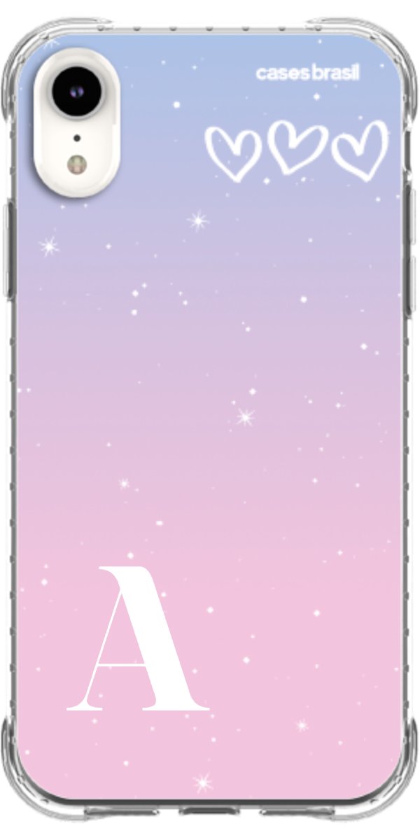 Capinha para Celular Degradê com Sua Inicial