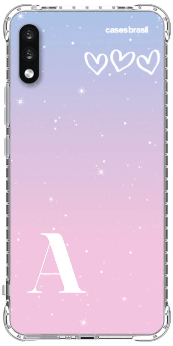 Capinha para Celular Degradê com Sua Inicial