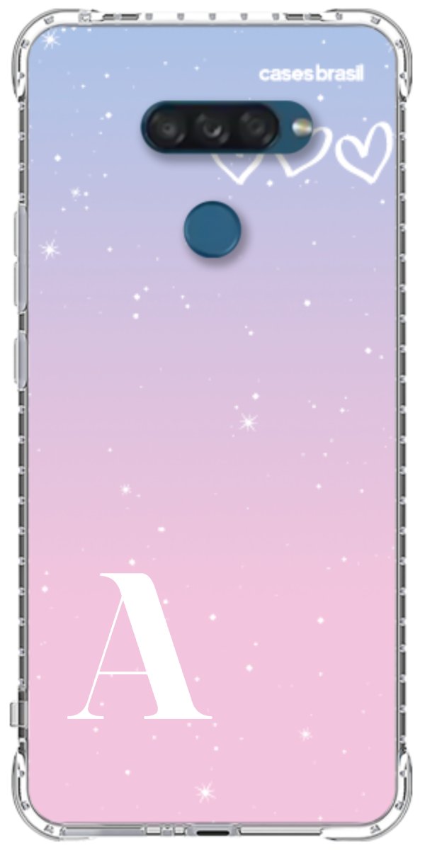 Capinha para Celular Degradê com Sua Inicial