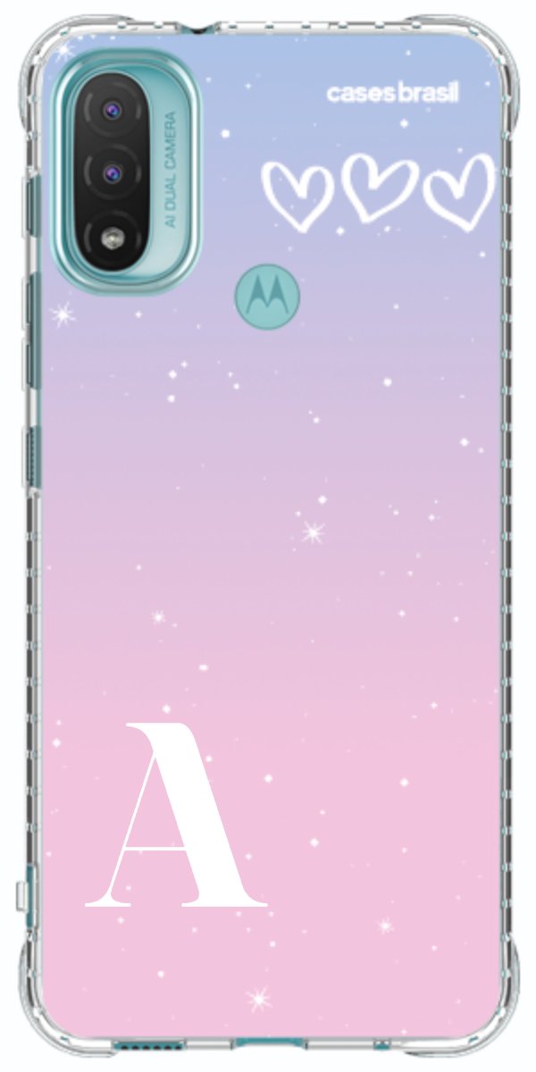 Capinha para Celular Degradê com Sua Inicial