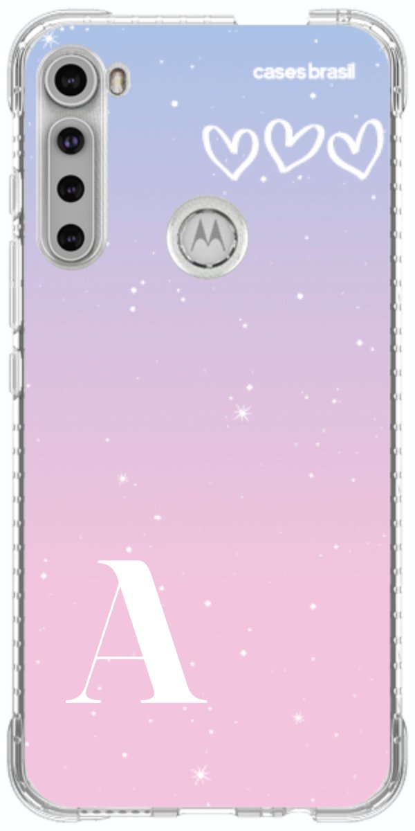 Capinha para Celular Degradê com Sua Inicial