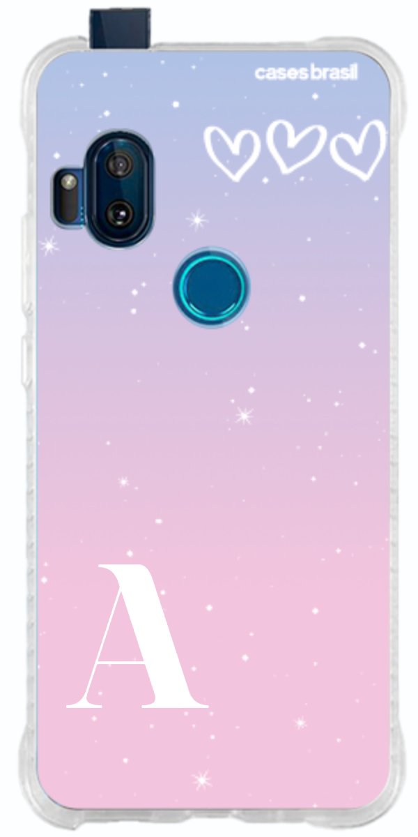 Capinha para Celular Degradê com Sua Inicial