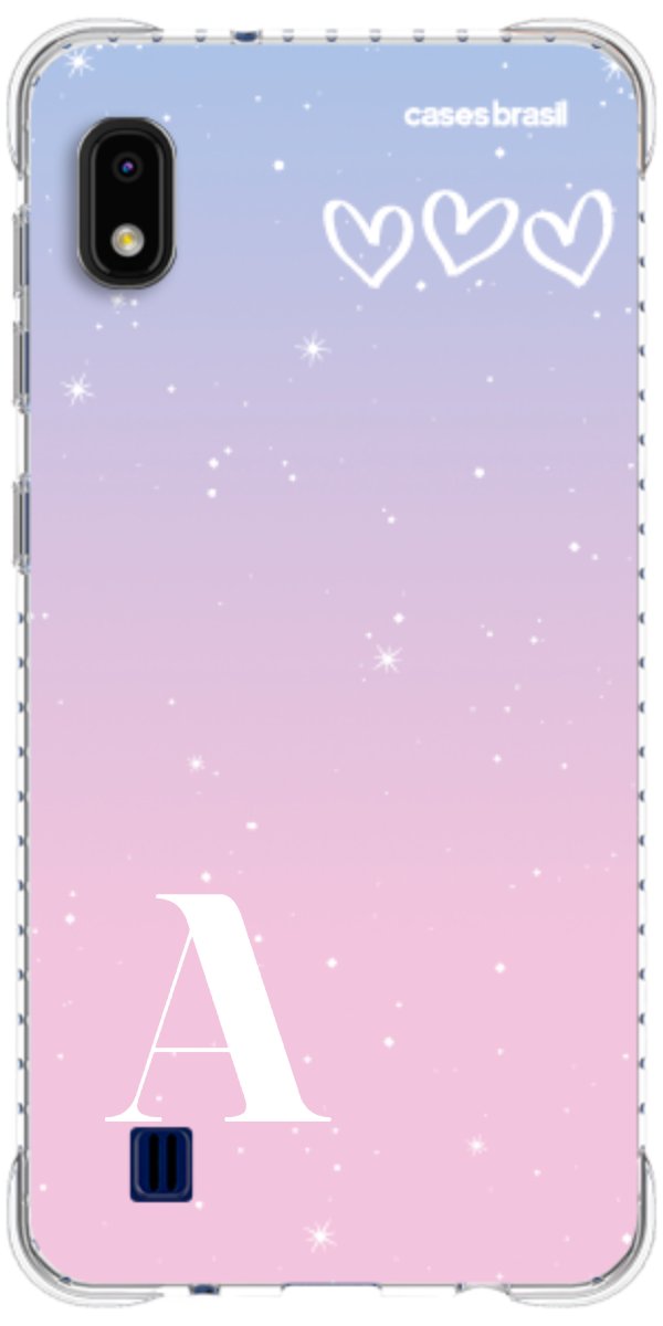 Capinha para Celular Degradê com Sua Inicial