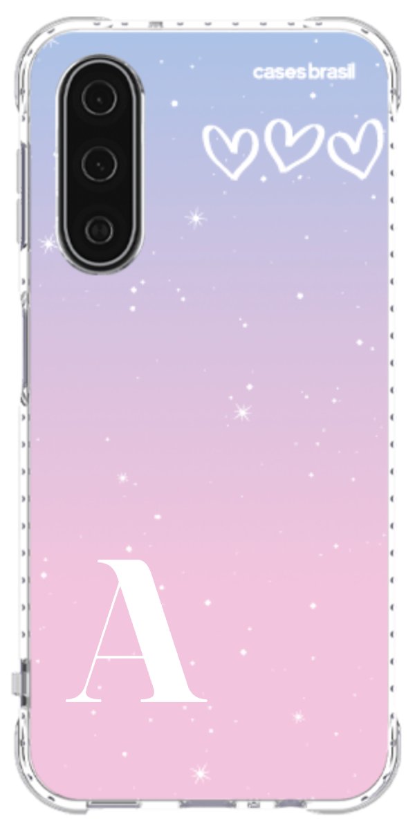 Capinha para Celular Degradê com Sua Inicial