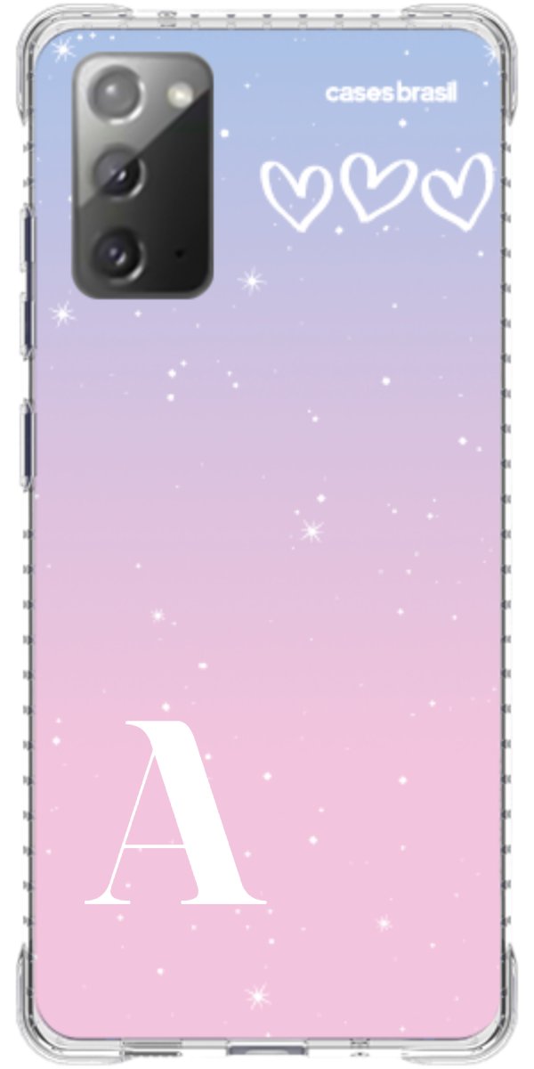 Capinha para Celular Degradê com Sua Inicial
