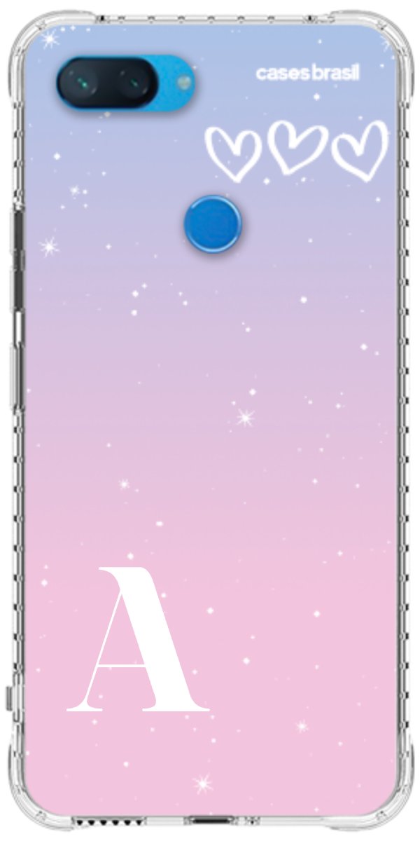 Capinha para Celular Degradê com Sua Inicial