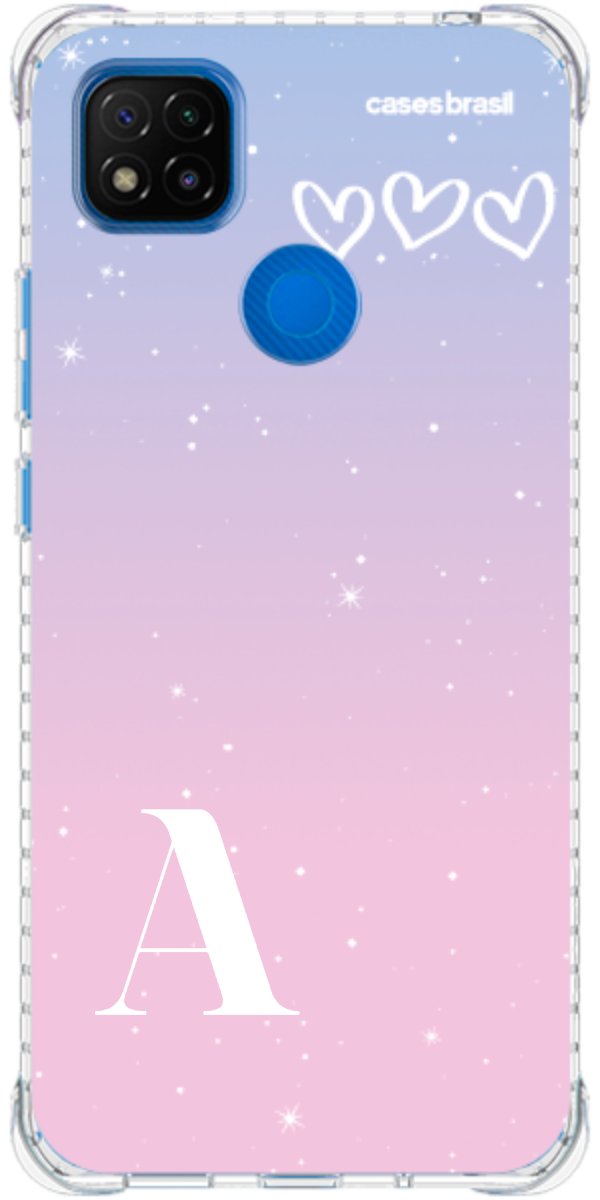 Capinha para Celular Degradê com Sua Inicial