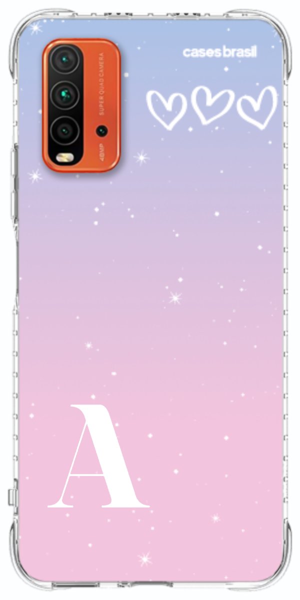 Capinha para Celular Degradê com Sua Inicial