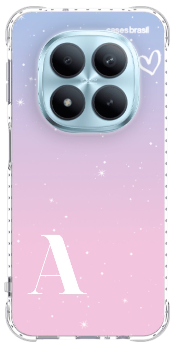 Capinha para Celular Degradê com Sua Inicial