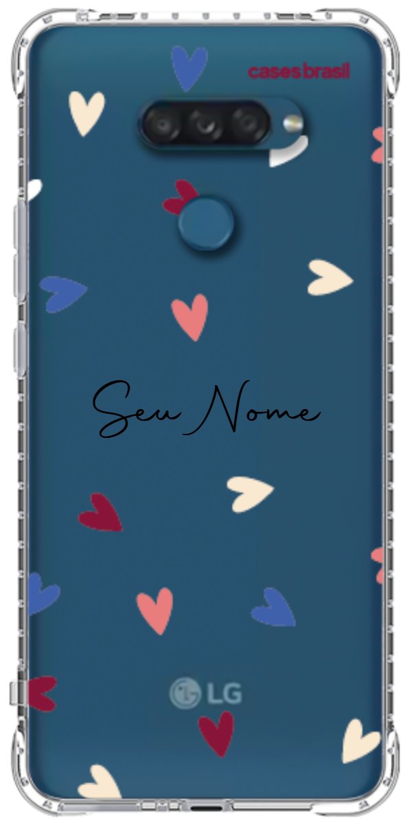 Capinha para Celular Corações Coloridos