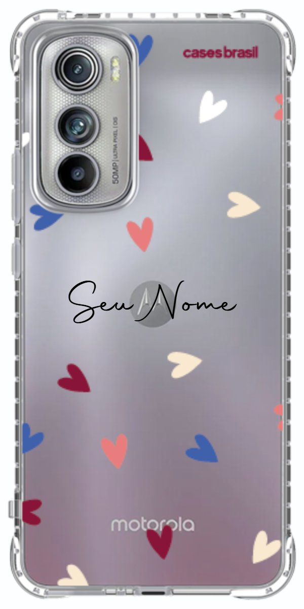 Capinha para Celular Corações Coloridos