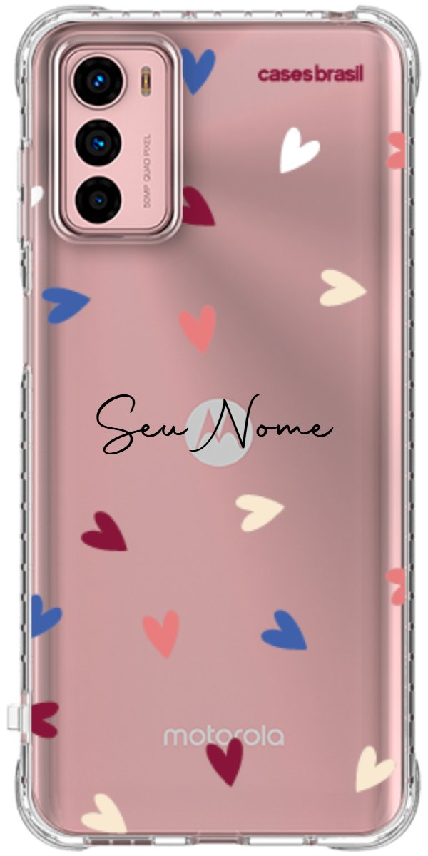 Capinha para Celular Corações Coloridos