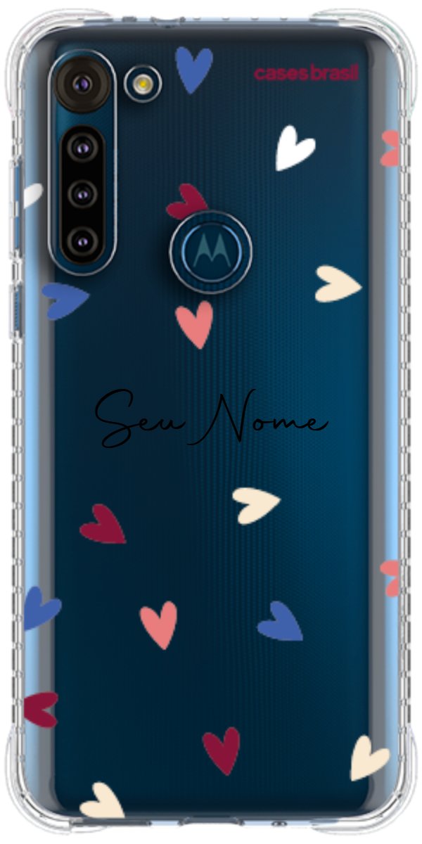 Capinha para Celular Corações Coloridos