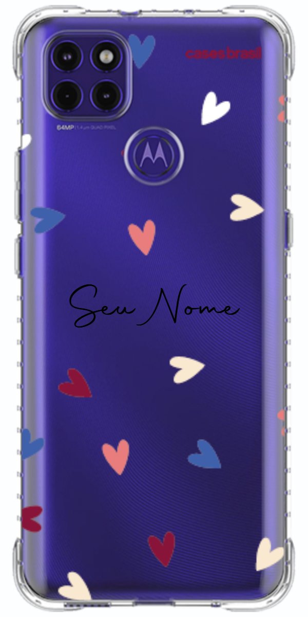 Capinha para Celular Corações Coloridos