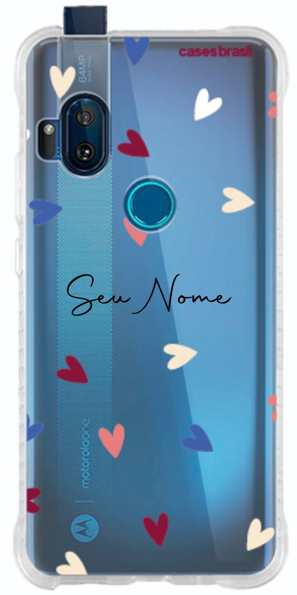 Capinha para Celular Corações Coloridos