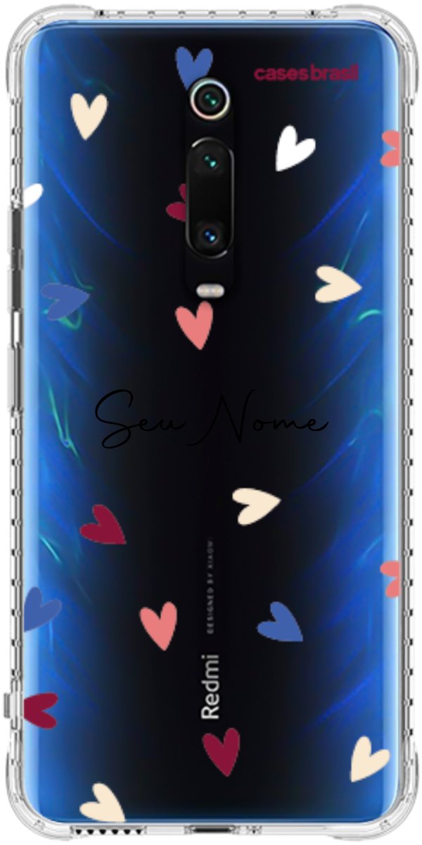 Capinha para Celular Corações Coloridos