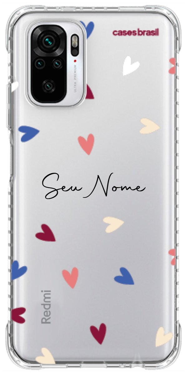 Capinha para Celular Corações Coloridos