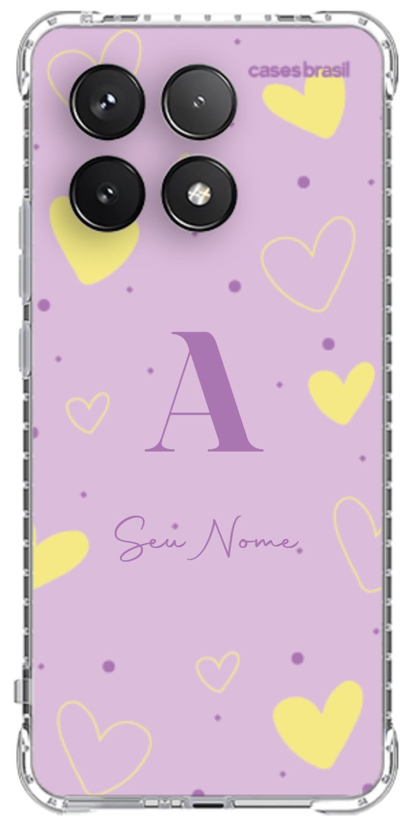Capinha para Celular Corações Candy Color