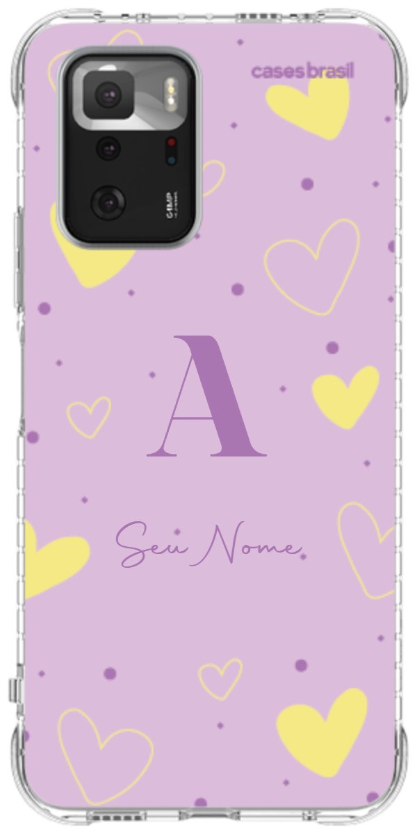 Capinha para Celular Corações Candy Color