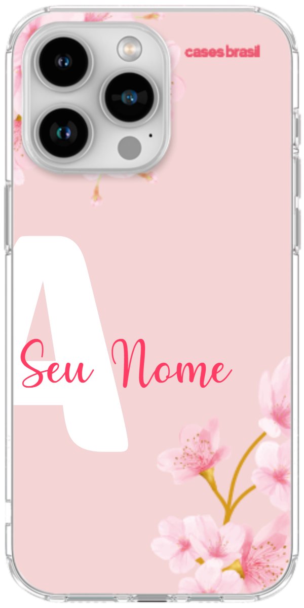 Capinha para Celular Cerejeira com Inicial