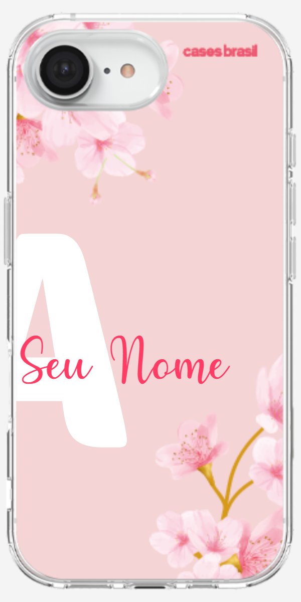 Capinha para Celular Cerejeira com Inicial