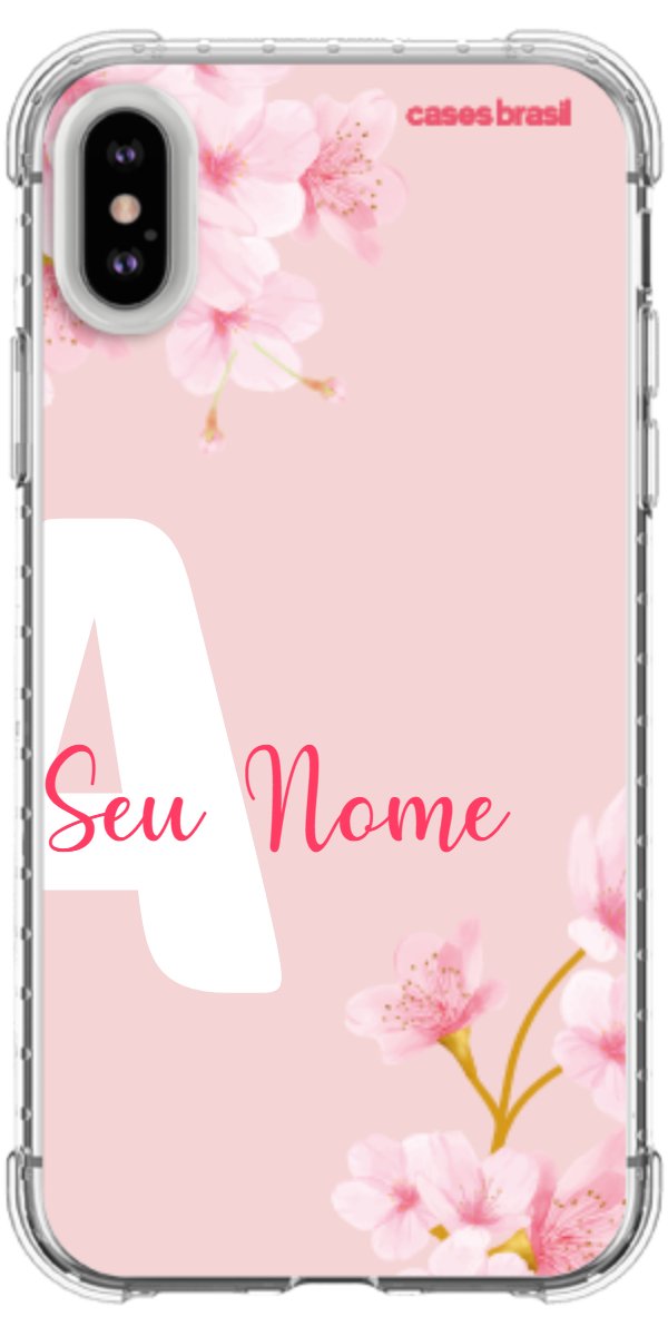 Capinha para Celular Cerejeira com Inicial