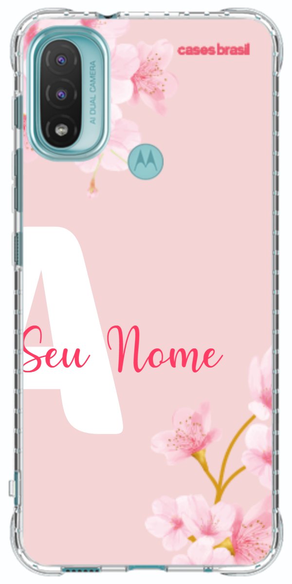 Capinha para Celular Cerejeira com Inicial