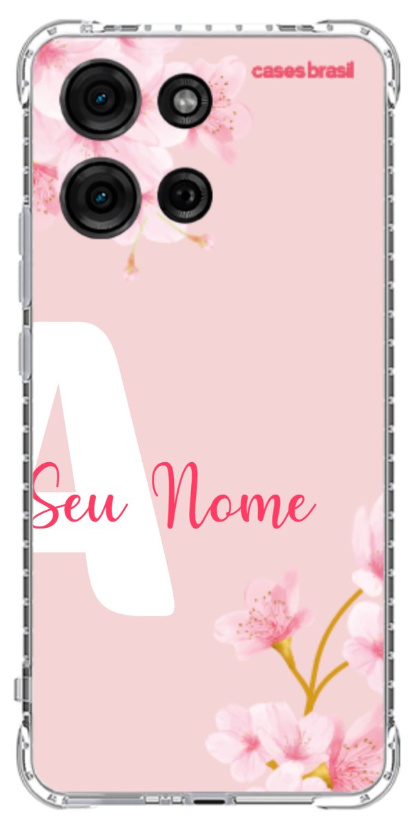 Capinha para Celular Cerejeira com Inicial