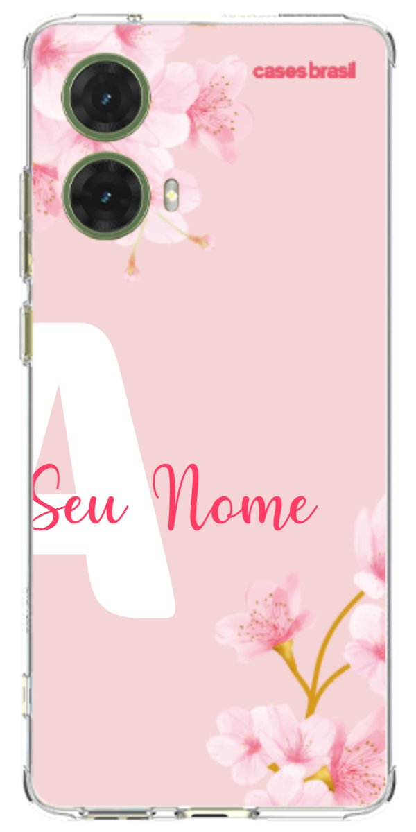 Capinha para Celular Cerejeira com Inicial