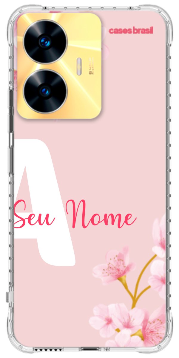 Capinha para Celular Cerejeira com Inicial