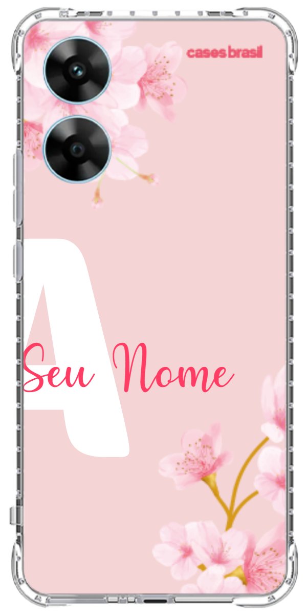 Capinha para Celular Cerejeira com Inicial