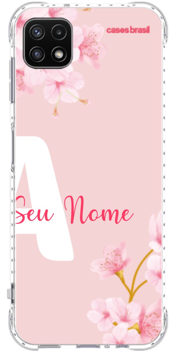 Capinha para Celular Cerejeira com Inicial