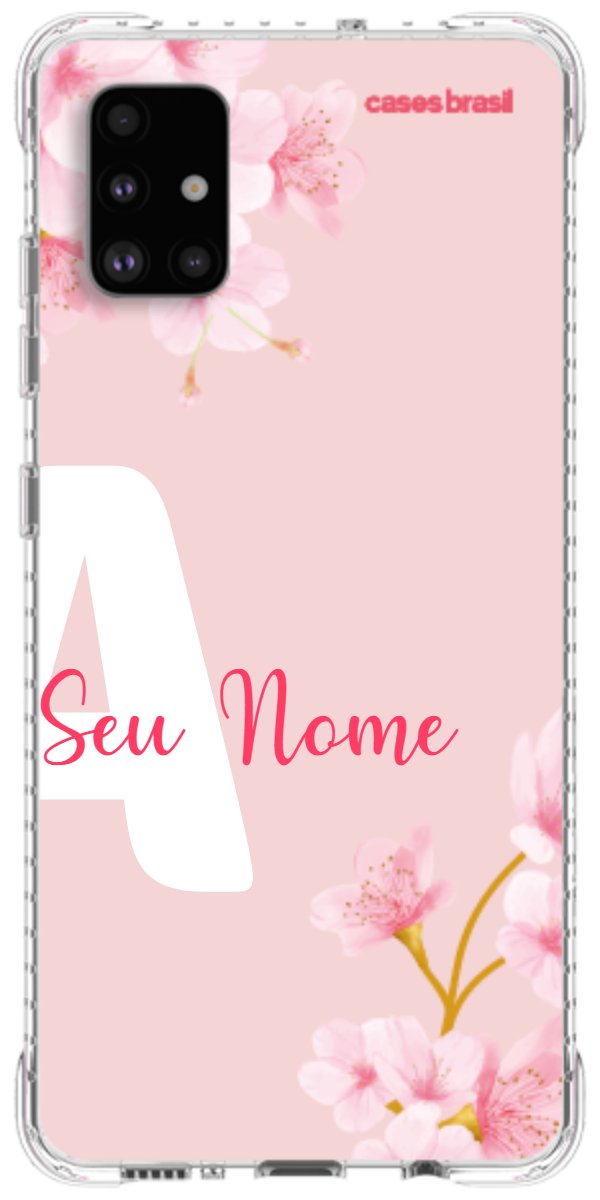 Capinha para Celular Cerejeira com Inicial