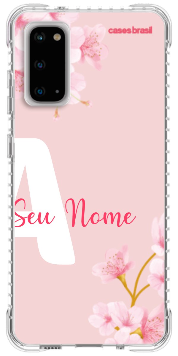 Capinha para Celular Cerejeira com Inicial
