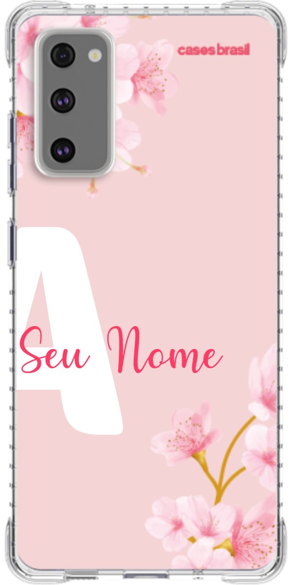 Capinha para Celular Cerejeira com Inicial