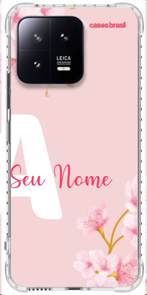 Capinha para Celular Cerejeira com Inicial