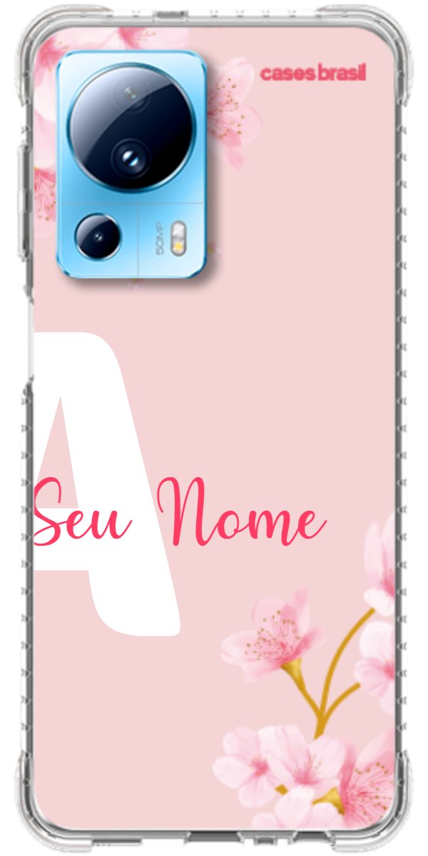 Capinha para Celular Cerejeira com Inicial