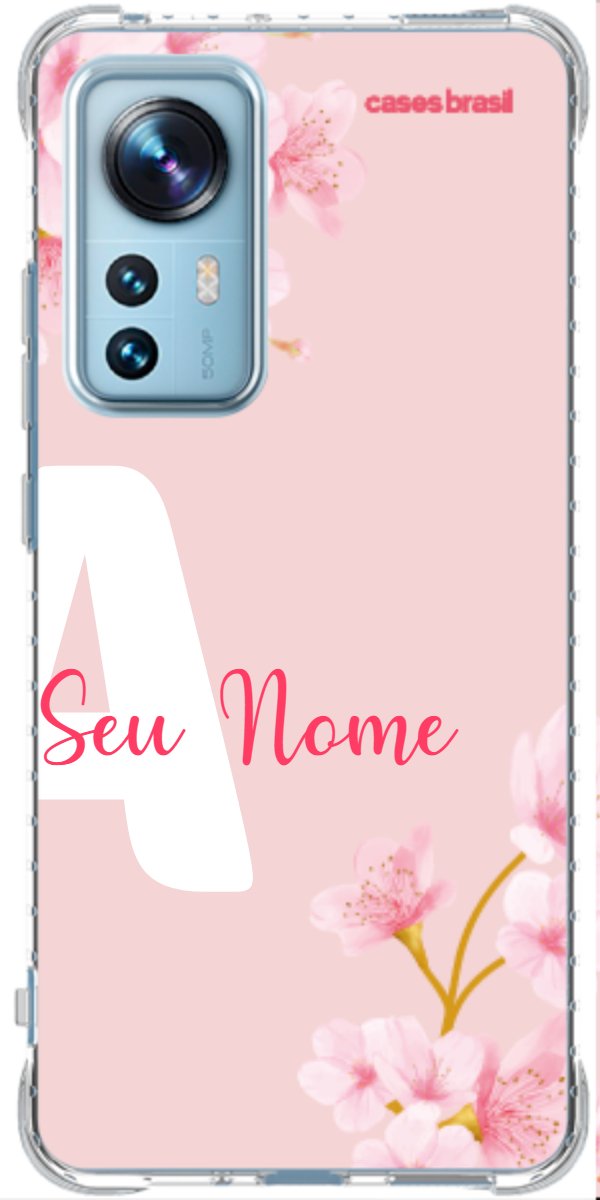 Capinha para Celular Cerejeira com Inicial