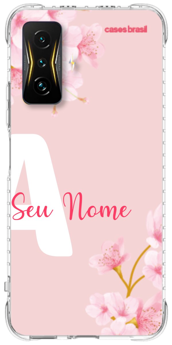 Capinha para Celular Cerejeira com Inicial