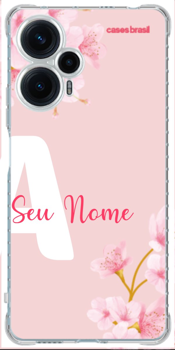 Capinha para Celular Cerejeira com Inicial