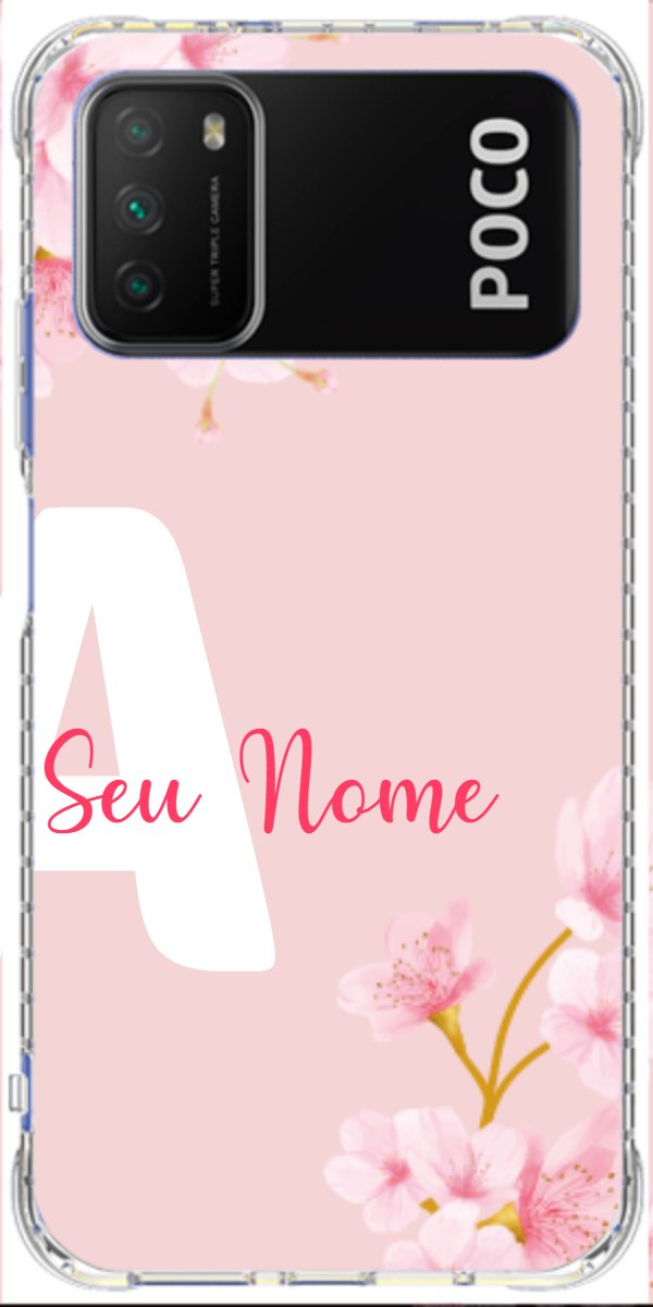Capinha para Celular Cerejeira com Inicial