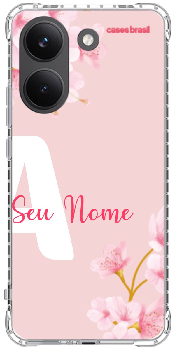 Capinha para Celular Cerejeira com Inicial