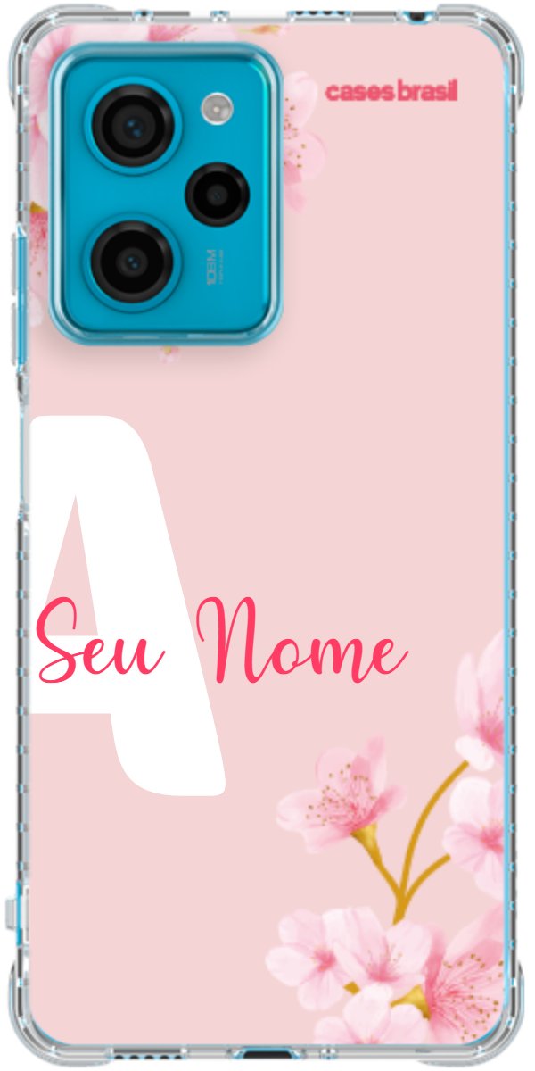 Capinha para Celular Cerejeira com Inicial