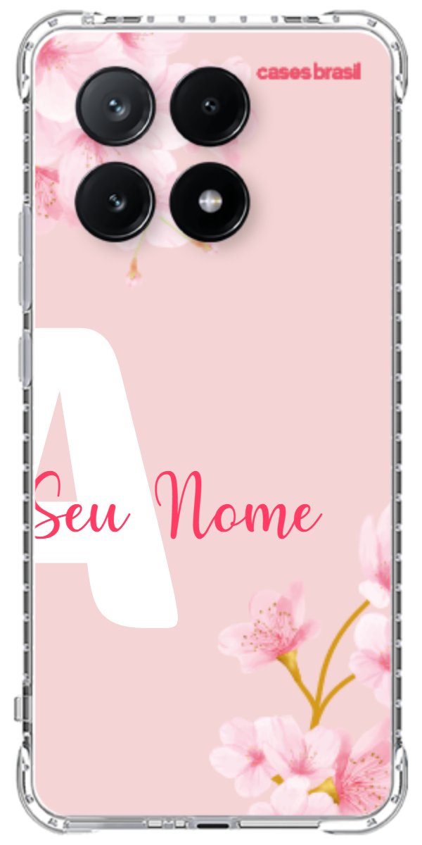Capinha para Celular Cerejeira com Inicial