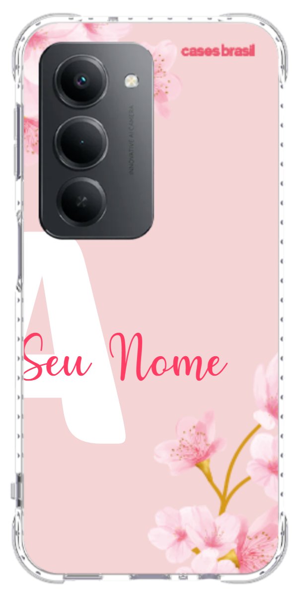 Capinha para Celular Cerejeira com Inicial