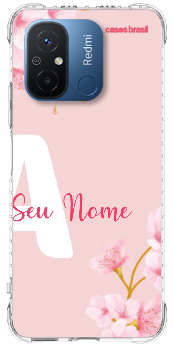Capinha para Celular Cerejeira com Inicial
