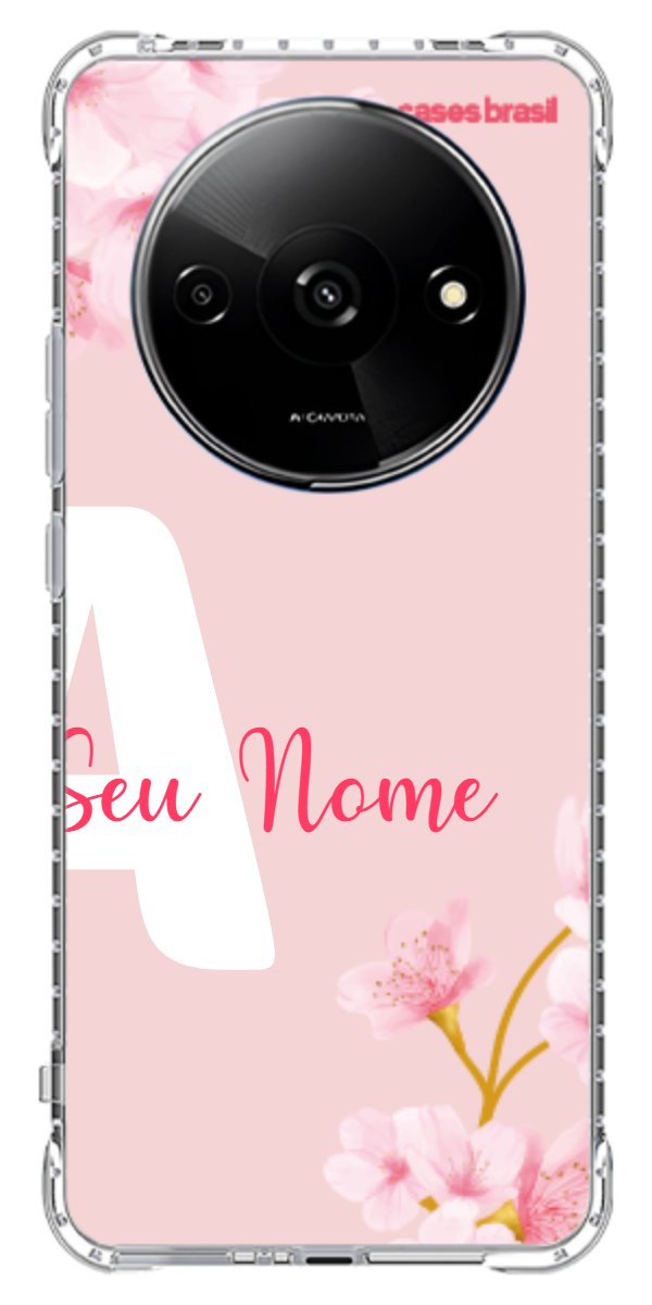 Capinha para Celular Cerejeira com Inicial