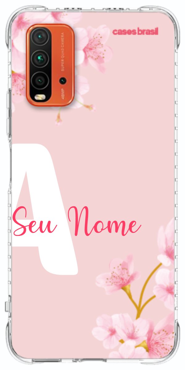 Capinha para Celular Cerejeira com Inicial