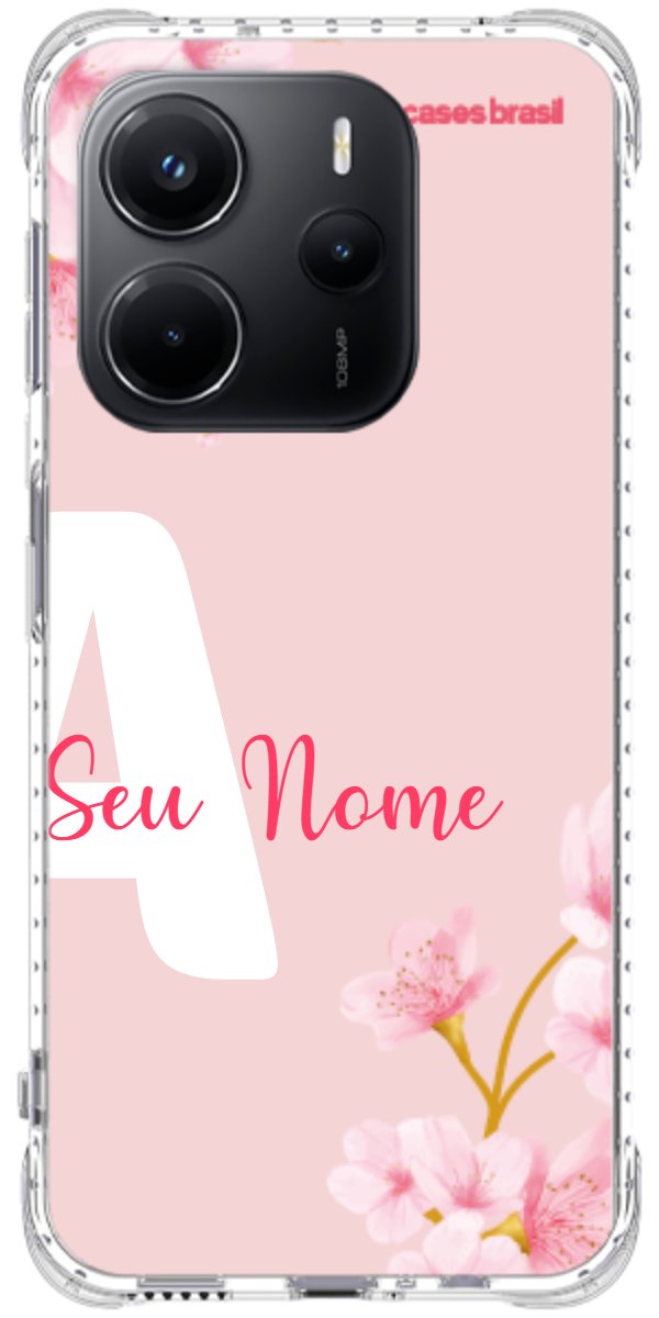 Capinha para Celular Cerejeira com Inicial